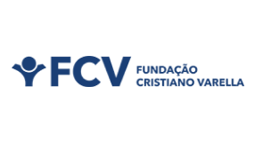 Fundação Cristiano Varella escrito em azul