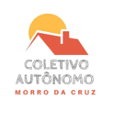 Logo da Coletivo Autônomo Morro da Cruz, uma casa com um sol atrás